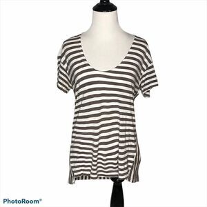Ella Moss Striped T-shirt EUC XS